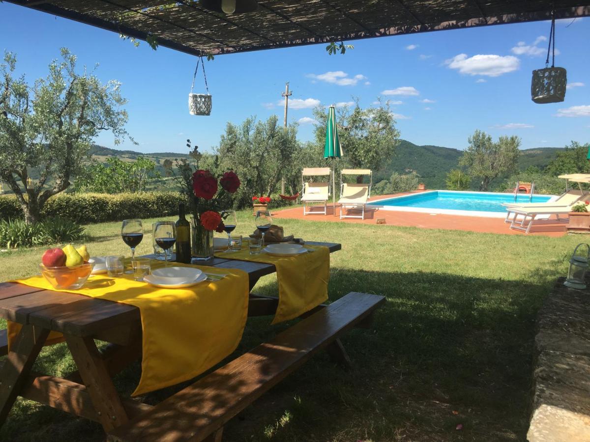 Villa San Regolino Whit Private Pool Radicondoli Exterior photo